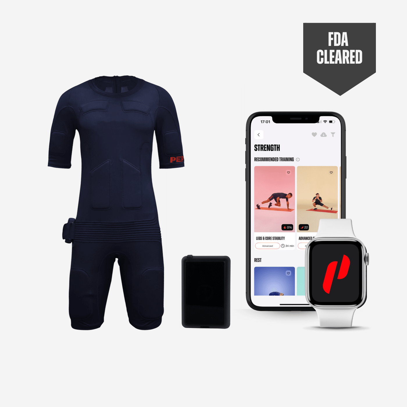 Starter-Bundle: <br> PEPPER EMS Suit + Battery + App