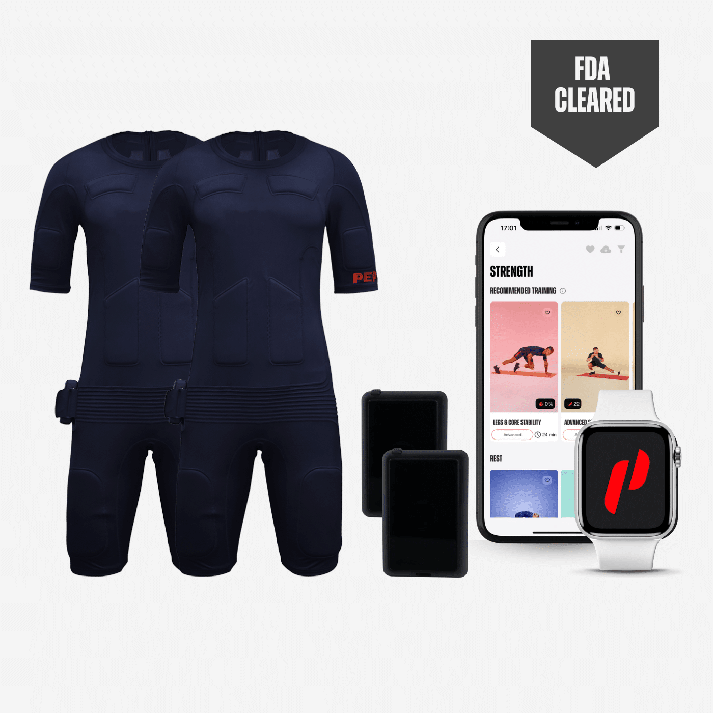 Friendship-Bundle: <br> 2 x PEPPER EMS Suit + 2 x Battery + 2 x App