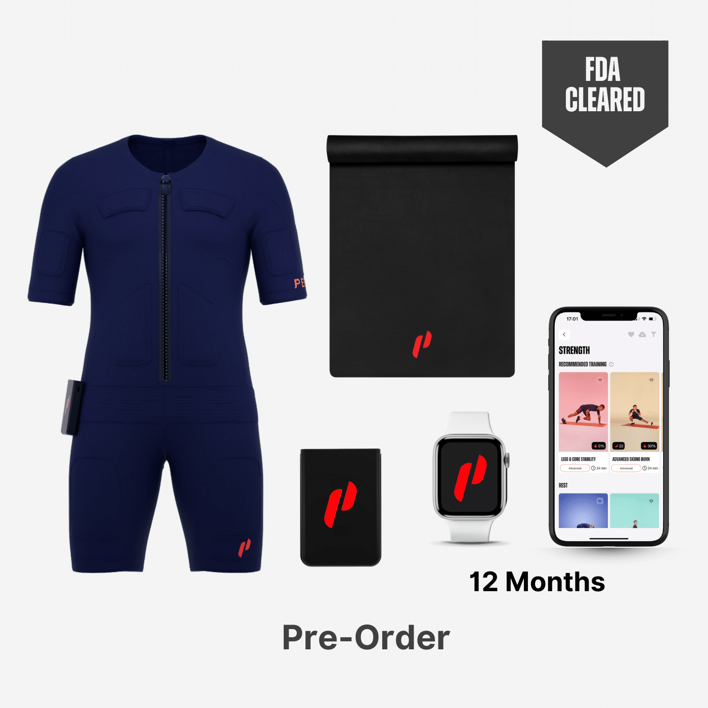 NOVA Ultimate Bundle: PEPPER NOVA EMS Suit + Power Box + 12 Months Premium + Training Mat