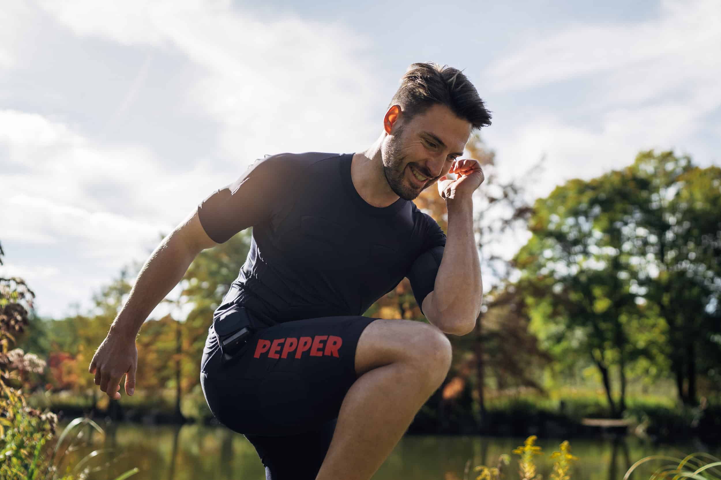 PEPPER EMS review Sebastian exercise suit