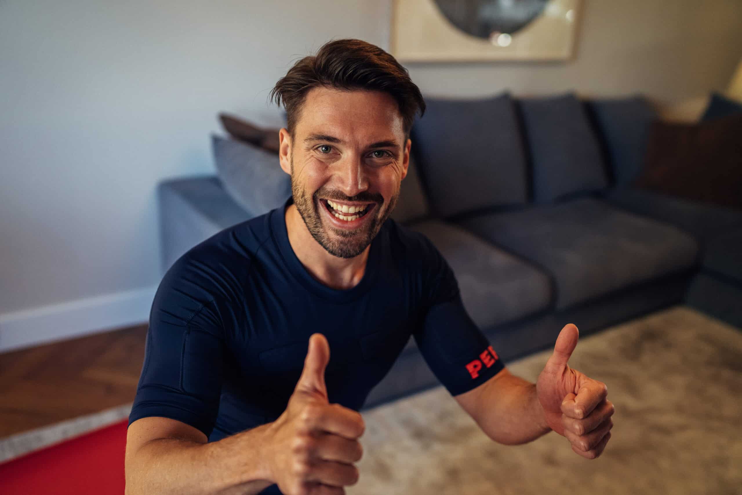 PEPPER EMS review Sebastian smiling