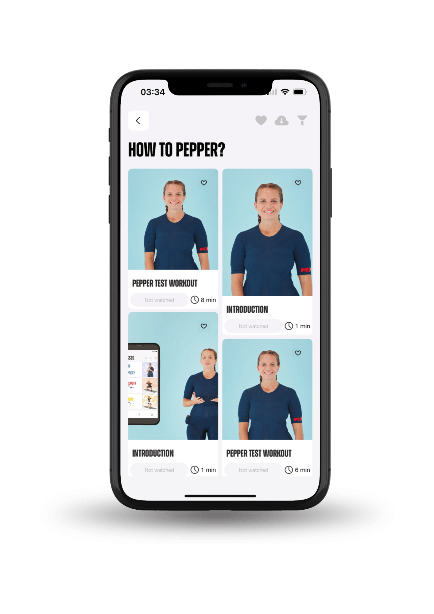 PEPPER EMS App Einführung