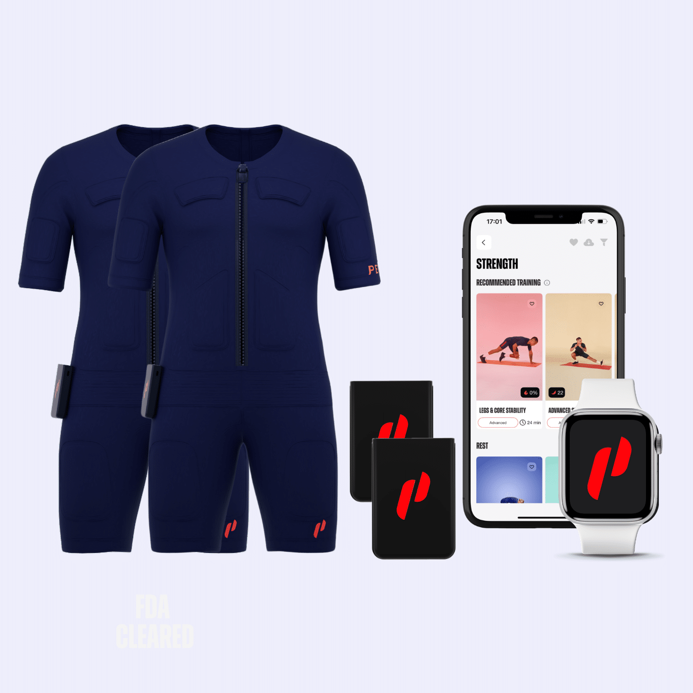 Zestaw przyjaźni NOVA:<br>2 × kombinezon PEPPER NOVA EMS + 2 × Power Box + 2 × aplikacja