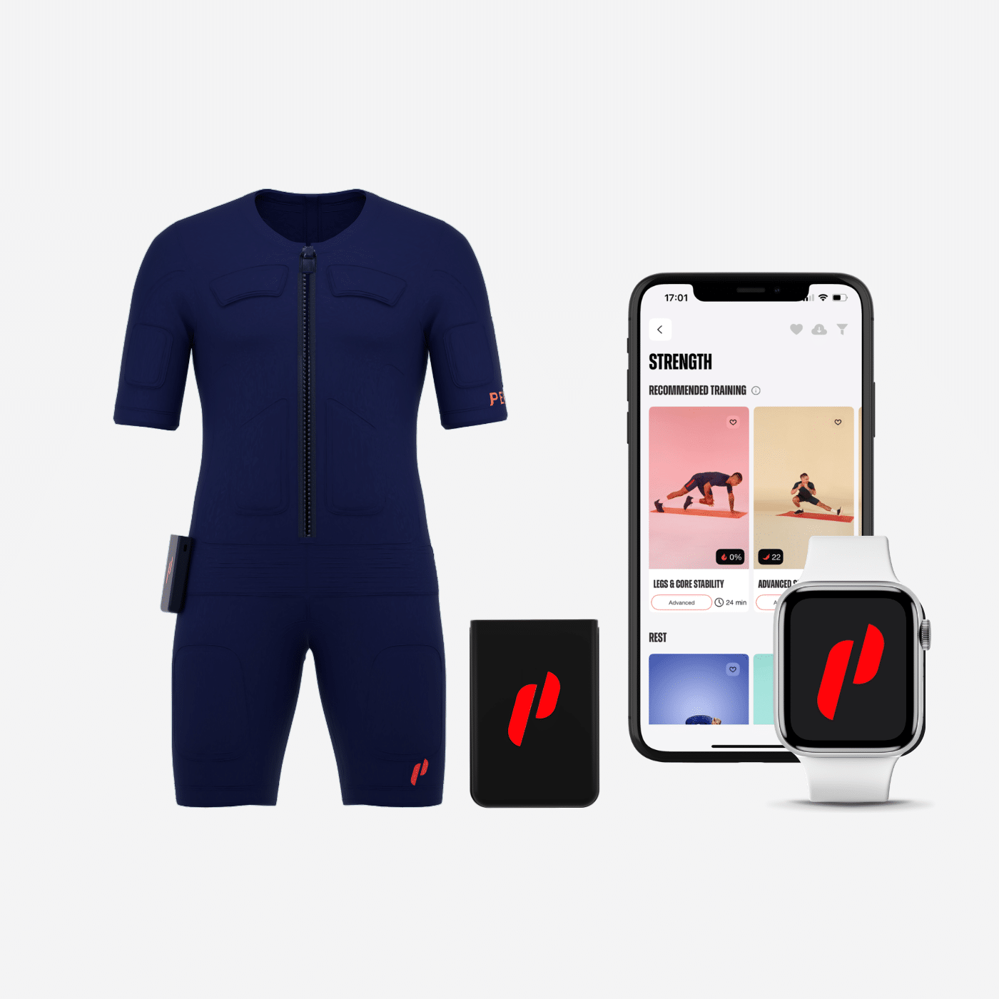 NOVA Startpakke:<br>PEPPER NOVA EMS-dragt + Power Box + App