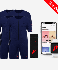 حزمة مجموعة التدريب NOVA:<br>4 × بدلة PEPPER NOVA EMS + 4 × Power Box + 4 × التطبيق